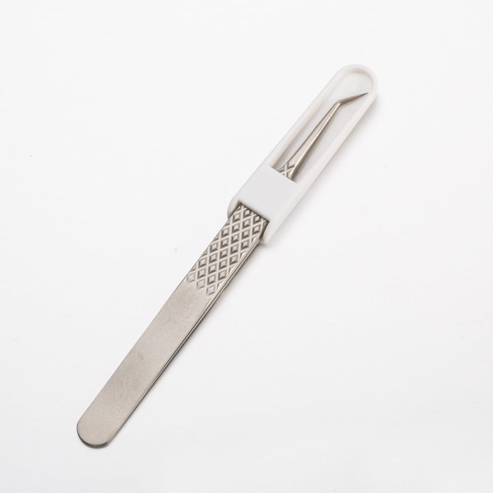 20 Pieces Tweezer Protector Plastic Tweezer Protector Cap Tweezers Tip Covers Tweezer Sleeve Tweezer Point Protectors Tweezers Protective Cover(White)