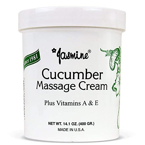 Jasmine Cucumber Massage Cream - 1 Count, Silky Moisturizer