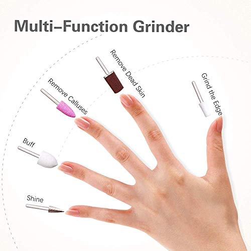 TOUCHBeauty Replacement Nail File Attachments - 2 Pack for Manicure Kits