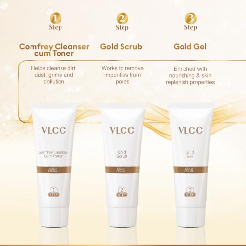 VLCC Natural Sciences Gold Facial Kit - Skin Care & Facial Treatment