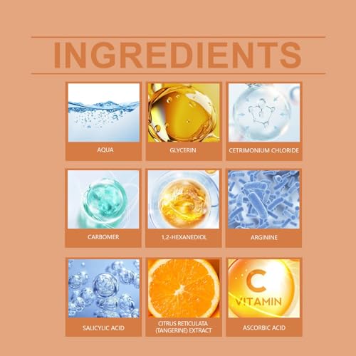 Facial Exfoliating Gel with Orange Enzyme - Hydrating Deep Clean & Skin Rejuvenation (60g, 2pcs)