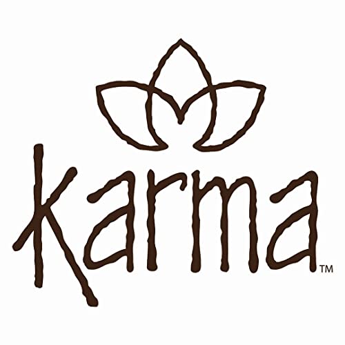 Karma Gray Wide Headband for Women - Stretchy Fabric Hair Accessory