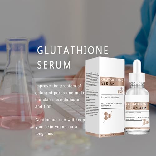 Glutathione Serum with Hyaluronic Acid for Dark Spots & Anti-Aging