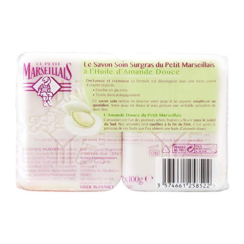 Le Petit Marseillais Almond Oil Soap - Nourishing Surgras (2 Pack)