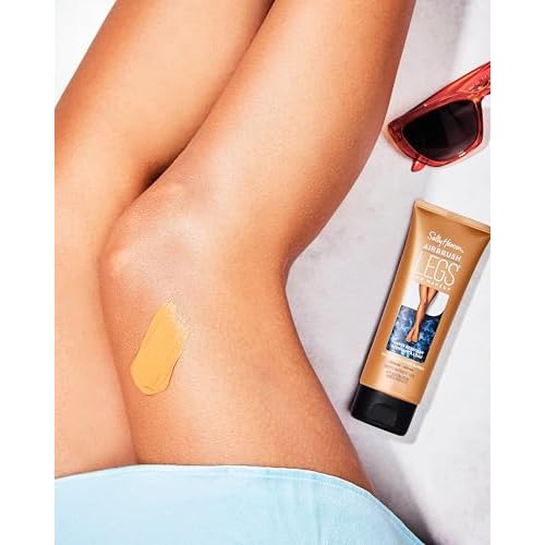 Sally Hansen Airbrush Legs¢ç, Leg Makeup, Medium, Easy Application, Flawless Looking Legs, Water Resistant, Transfer Proof Lotion