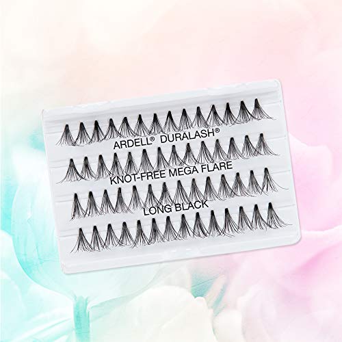 Ardell Mega Flare Individual Lashes - Long Black 4 Pack