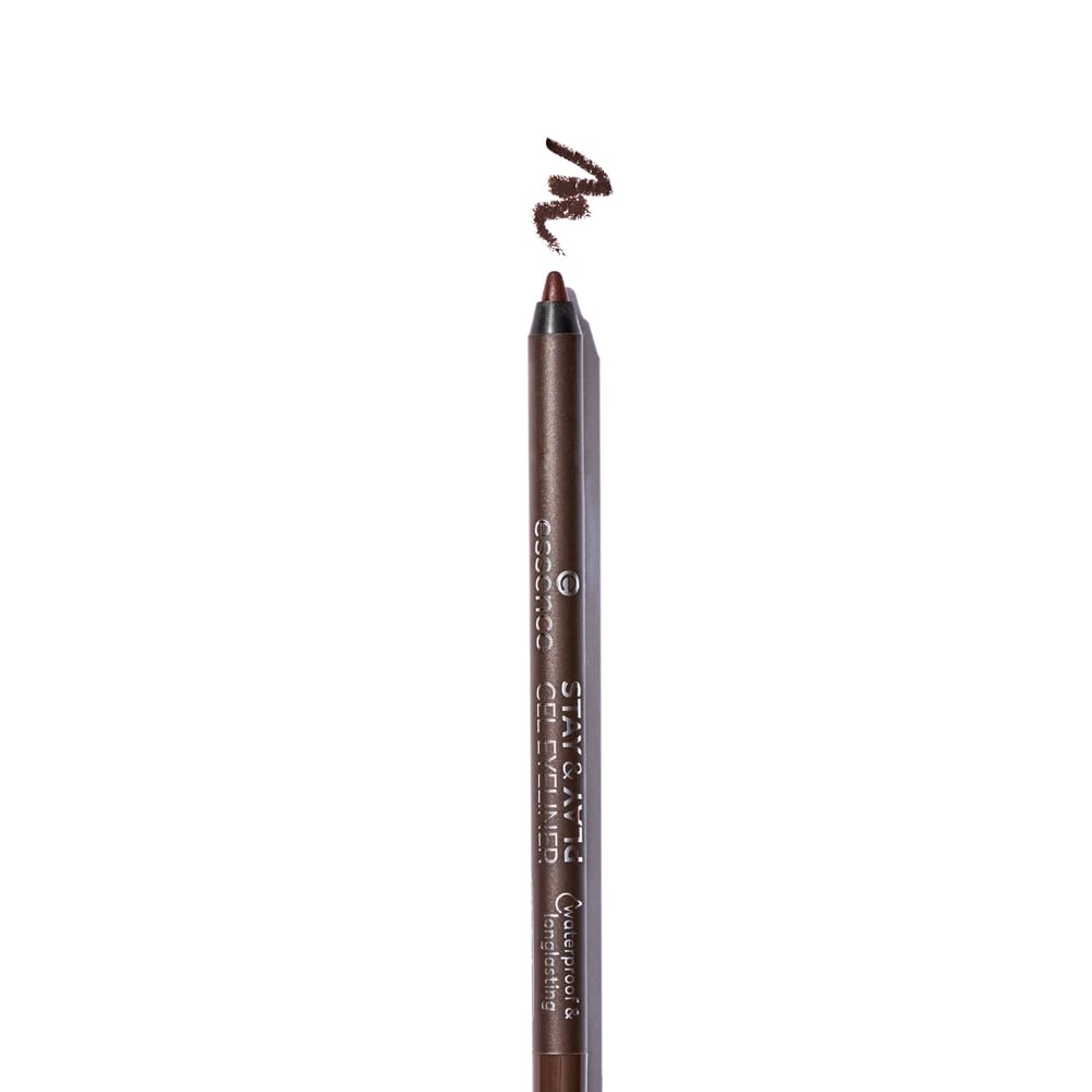Stay & Play Gel Eyeliner - Waterproof, Long-Lasting Formula | Super Soft Texture | Vegan (05 Verry Berry)