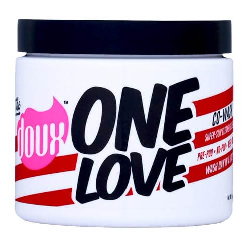 The Doux ONE LOVE Co-Wash 16 oz - Detangling & Cleansing Conditioner for All Hair Types