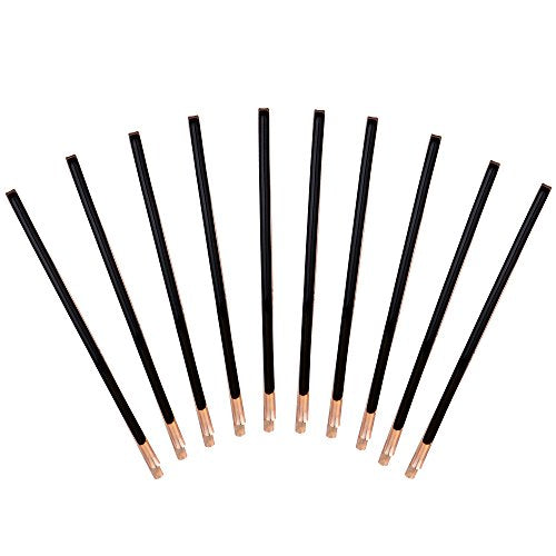 LONEEDY Black Curved Jumbo Bobby Pins Pack of 10 Hair Clips for Thick & Long Hair