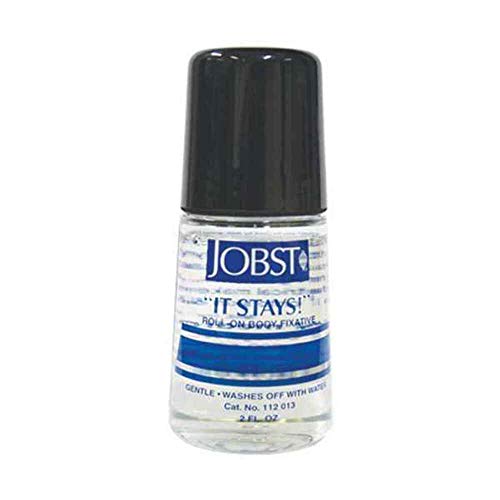 JOBST It Stays! Original Roll-On Body Fixative 2 oz - Skin Adhesive for Support Garments