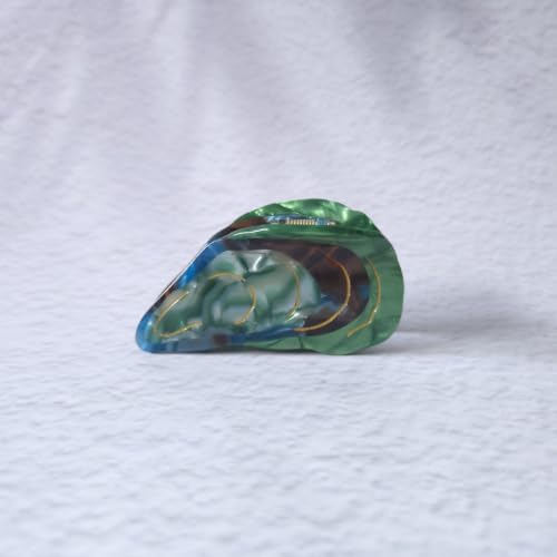 Green Mussel Acetate Hair Claw Clip for All Hair Types