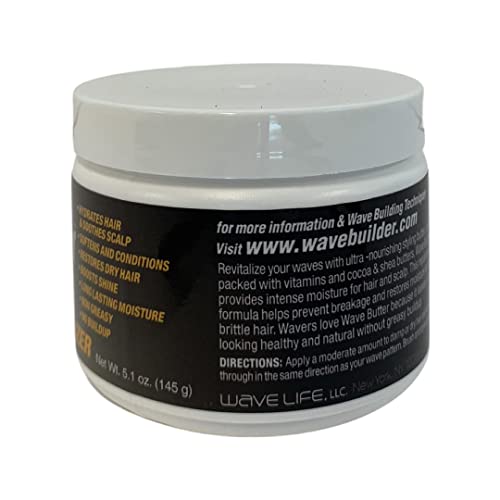 WaveBuilder Cocoa & Shea Wave Butter Moisturizer 4.8 oz Pack of 2