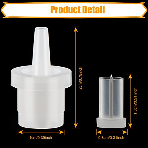 60 PCS Lash Glue Nozzle Replacement Kit for Eyelash Extensions