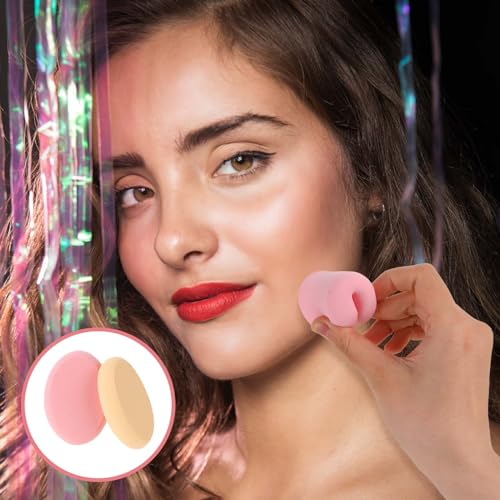 Sliverdew 2 Pack Oval Makeup Sponges for Foundation & Blush