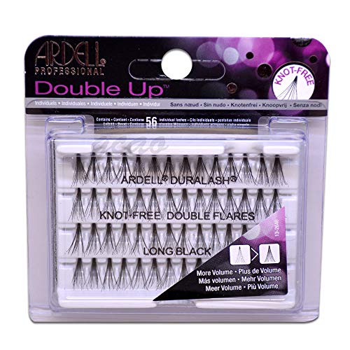 Ardell Double Individuals Knot Free Long Black False Eyelashes (3 Pack)