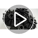 4-Pack Toilet Brush Replacement Heads with Stiff Bristles