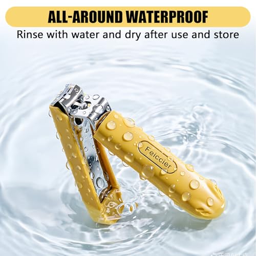 Professional Stainless Steel Nail Clippers with Anti-Splash Design