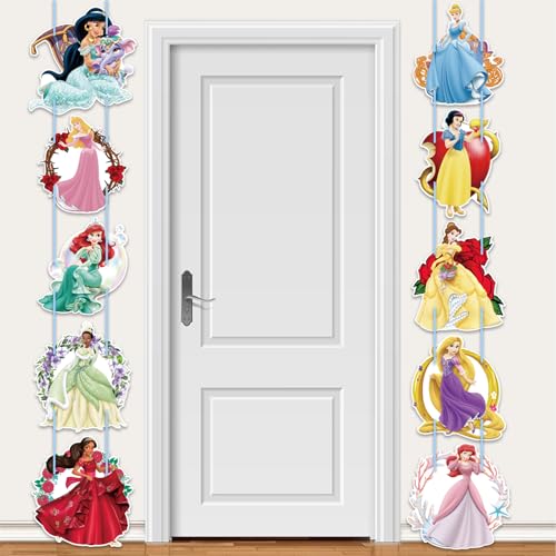 Princess Party Supplies - 10 PCS Door Banner Decorations