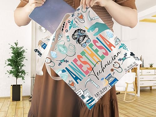 Anesthesia Tech Canvas Tote Bag - Perfect CRNA Gift