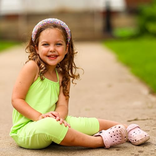 Rainbow Sequin Padded Headband for Girls - Sparkly Puffy Hair Accessory for Kids & Teens, 1 Pack