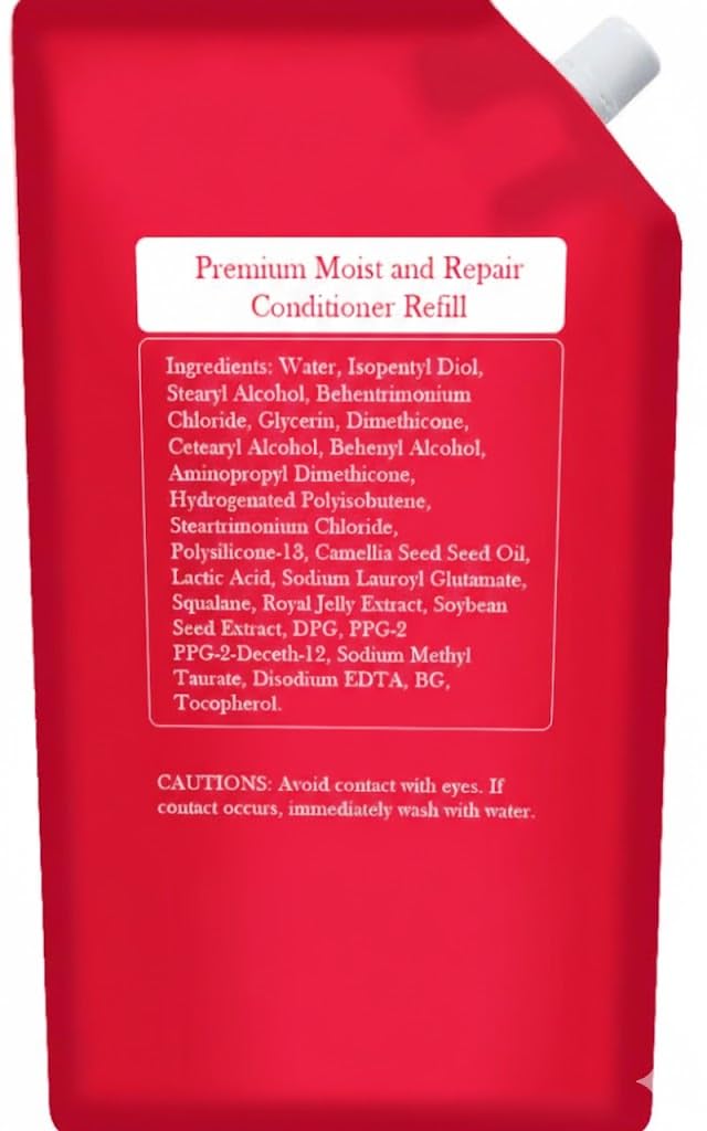 Premium Japan Shampoo and Conditioner Set - Premium Moist and Repair Shampoo Refill 900ml, 30.4 oz, Premium Moist and Repair Conditioner Refill 900ml, 30.4 oz.