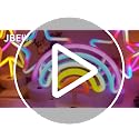Heart Neon Signs - 2 Pack LED Pink Lights for Home Decor