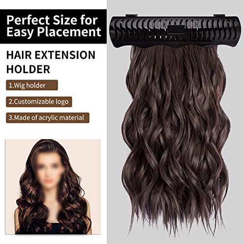 Hair Extension Holder Caddy for Clip-Ins, Tape-Ins & Wefts – Wall Mount Organizer