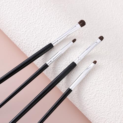 8-Piece Eye Makeup Brush Set with Soft Pony Hair Bristles