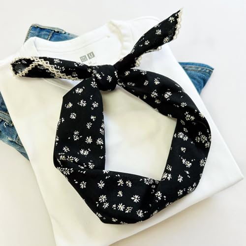 Pemilosci Large Cotton Bandana Head Wrap - 28 x 28 Inch Hair Scarf
