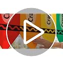 Colorful Crayon Classroom Curtains - 12Pcs Crayon-Shaped Flags