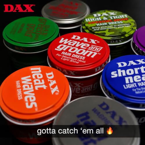 DAX Wave & Groom Superior Hold Hair Pomade 2 Pack - 3.5 oz Each