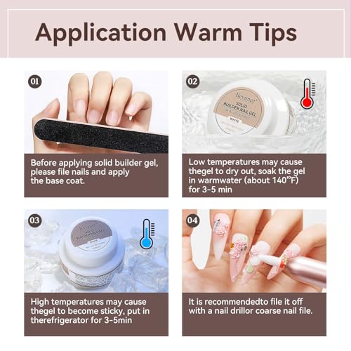 Bevimee 3D Nail Builder Gel – Solid Sculpting Gel for Nail Art