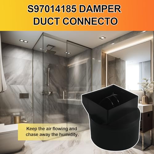 4-Inch Damper Duct Connector for Broan Nutone Ventilation Fans