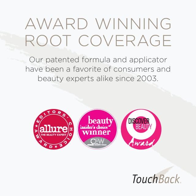Root Touch Up Marker - Gray Hair Concealer with Real Hair Color - Light Brown