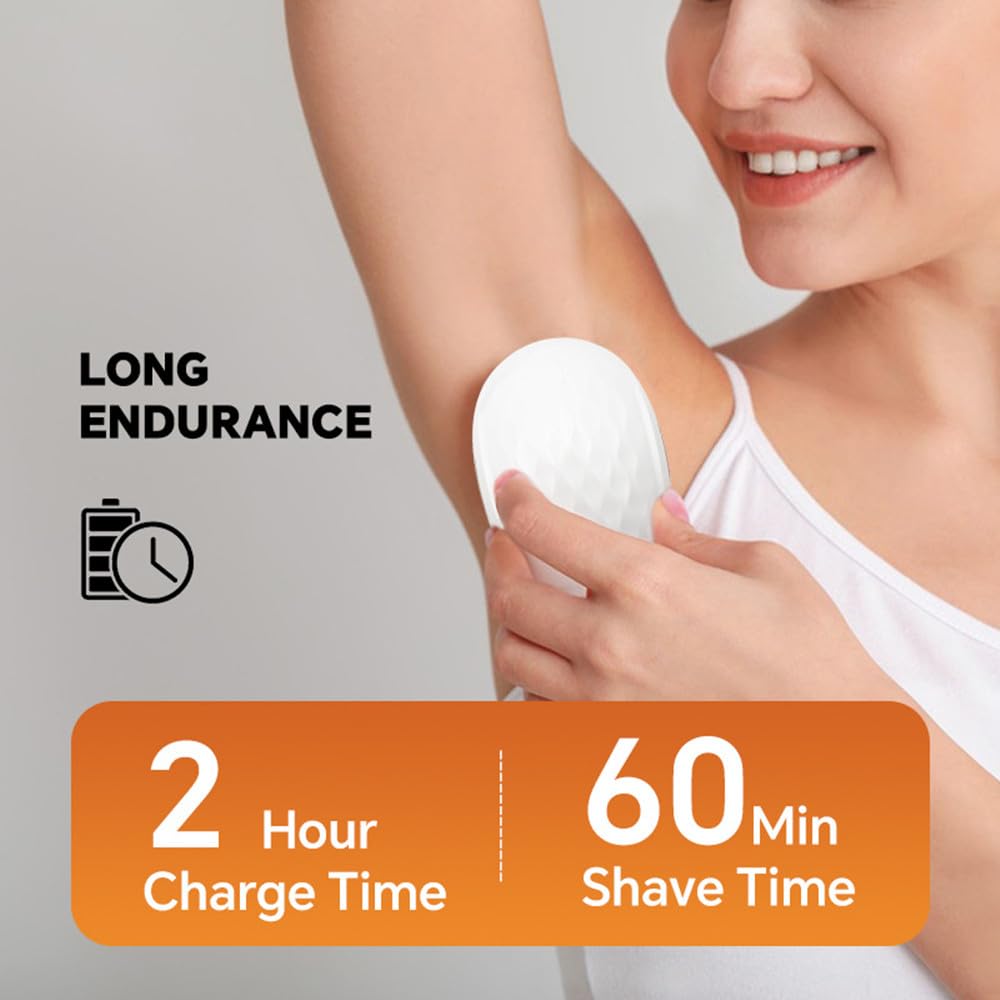 Electric Lady Razors, Woman Shaver,Rechargeable Trimmer with Detachable Head, Lady Waterproof Razors for Leg Face Lips Body, Female Cordless Bikini Trimmer