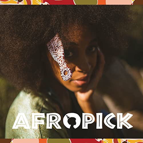 Afropick Anti-Static Afro Pick Comb for Curly Hair - 1 Count (Fresher Prince)