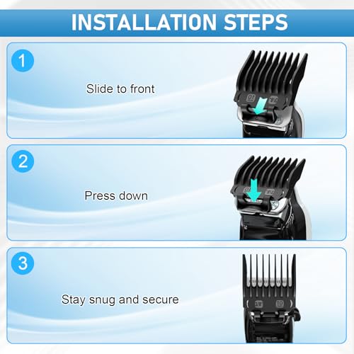 Wahl Clipper Guards Set - 2 Pack Replacement Guide Combs 1/16"