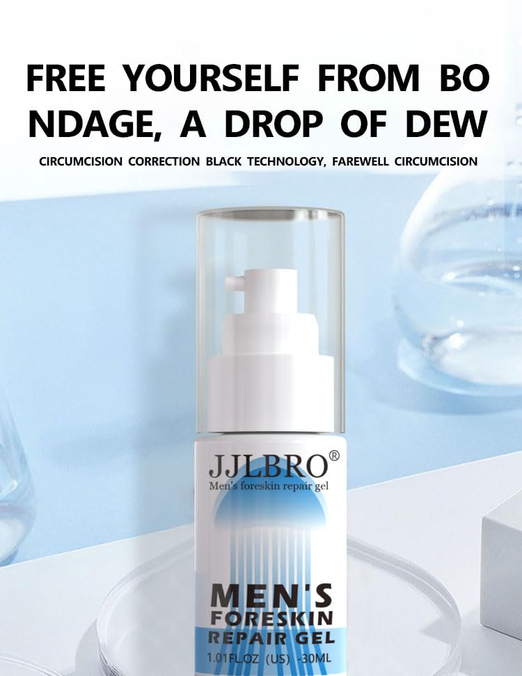 Men's Foreskin Repair Gel - Extra Strength Enlargement Cream for Enhanced Size & Performance | 3.4 oz