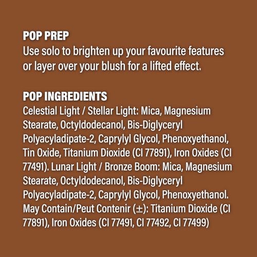 POP Beauty Prismatic Blush & Highlighter Palette - Ethereal 3D Glow, 4 Shades