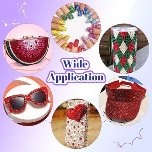 TINKRSTUFF Siam SS10 Hotfix Rhinestones 15000Pcs for Clothing & Crafts