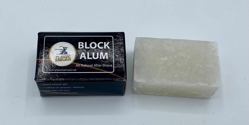 Classic Samurai Block Alum Post-Shave Stone 2.48oz