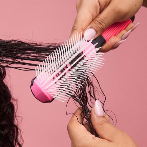 Evolve Detangling Brush 1 Count – Comfort Grip, No-Slip, Wet or Dry Hair