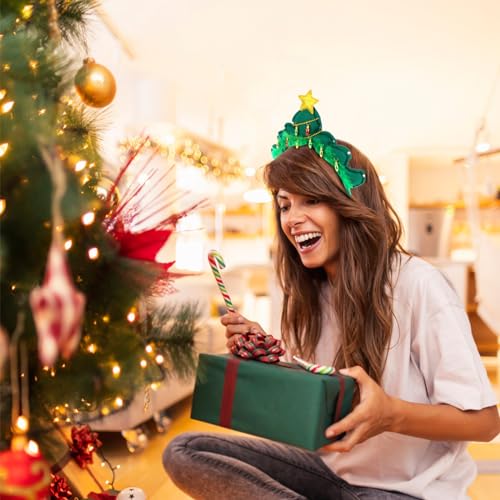 CIEHER Christmas Tree Headband - Festive Holiday Hair Accessory for Parties