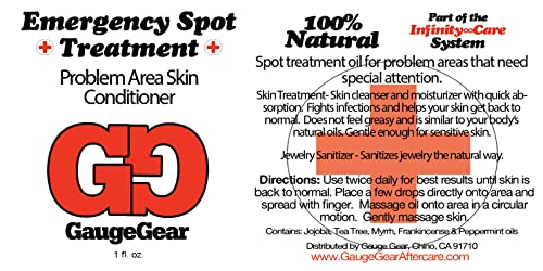 Natural Piercing Emergency Spot Treatment | Skin Conditioner Oil