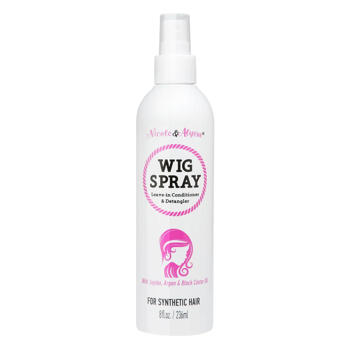 Wig Spray for Synthetic Hair - Leave-In Conditioner & Detangler | Travel Size (Pack of 1)