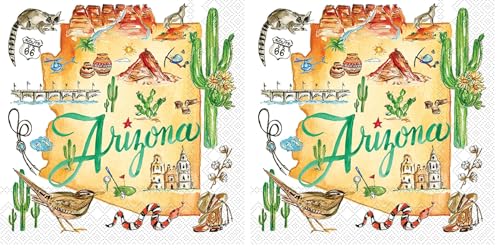 IHR Rosanne Beck Arizona Cocktail Napkins, 20-Count Pack