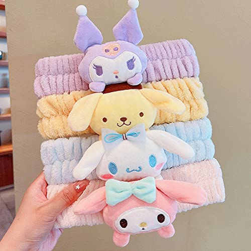 Kawaii Purple Spa Headband for Face Washing & Makeup