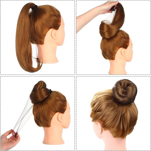 Dimeho 20 Pcs Invisible Mesh Hair Nets for Ballet & Dance