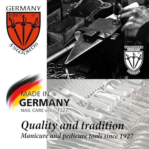3 Swords Germany Sapphire Nail File Set – 3 Pieces with Buffer