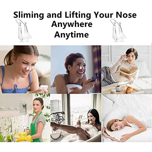 AMIJEAL Nose Shaper Clip - Pain-Free Nose Bridge Straightener Corrector & Rhinoplasty Device